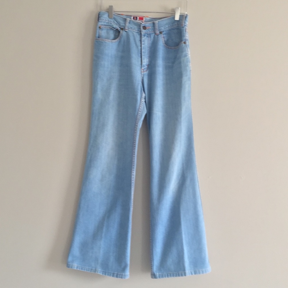 Vintage Jandy Place 1970s Flare Bell Bottom Jeans